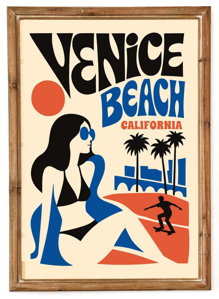 Venice Beach California Poster