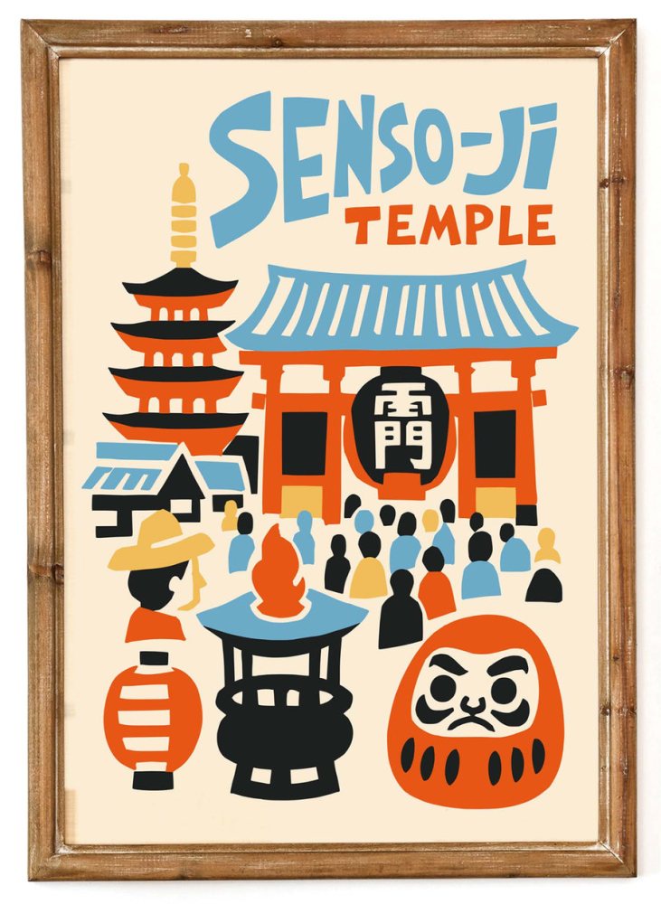 Senso-Ji Temple Wall Art