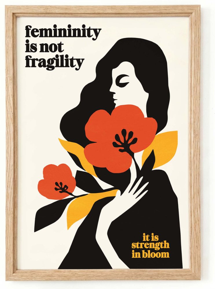 Femininity Strength Wall Art