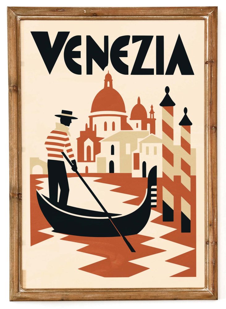 Venezia Italy Travel Poster