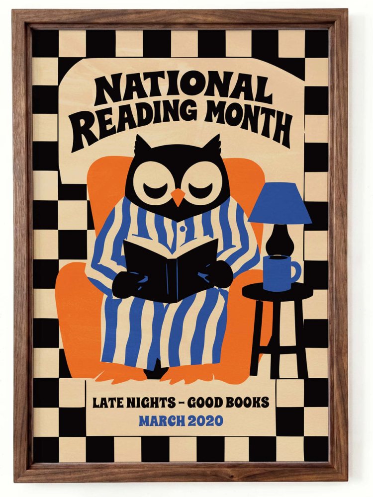 National Reading Month Poster