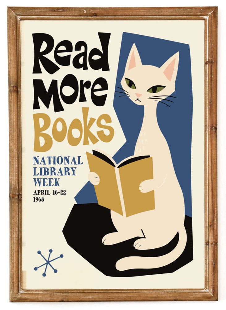 National Library Week Wall Art