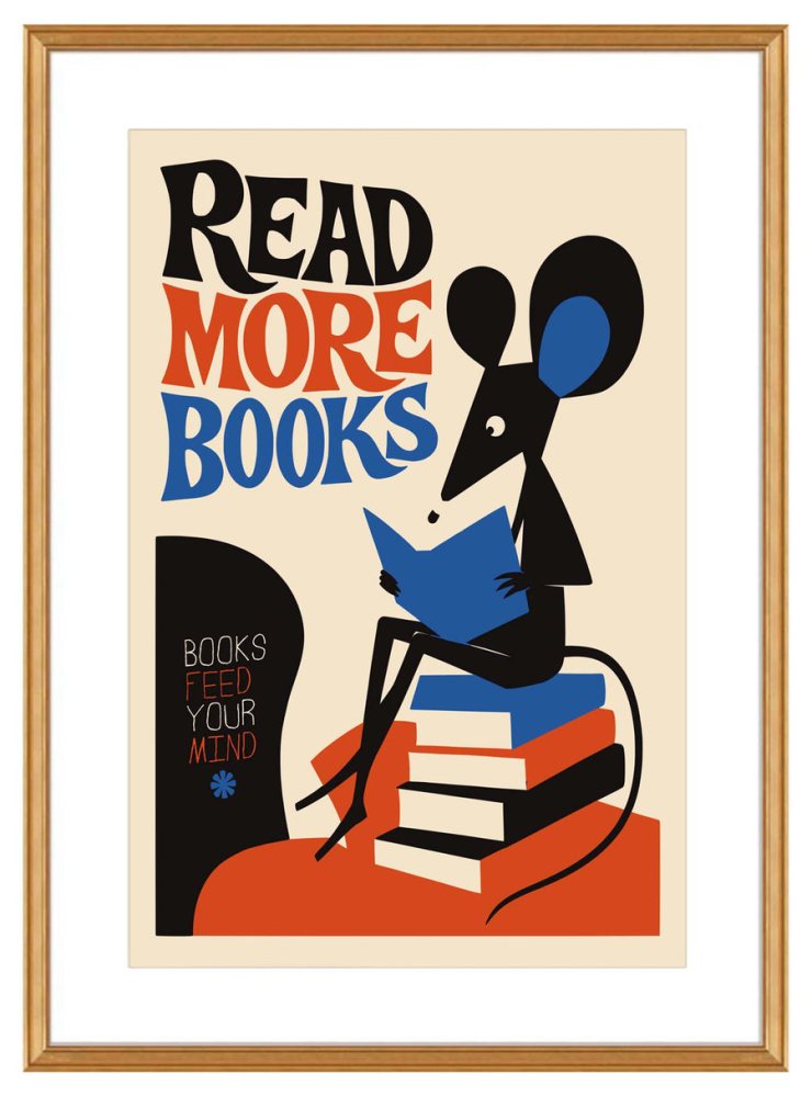 Read More Books Wall Art