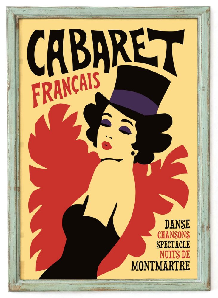 Cabaret Français Wall Art