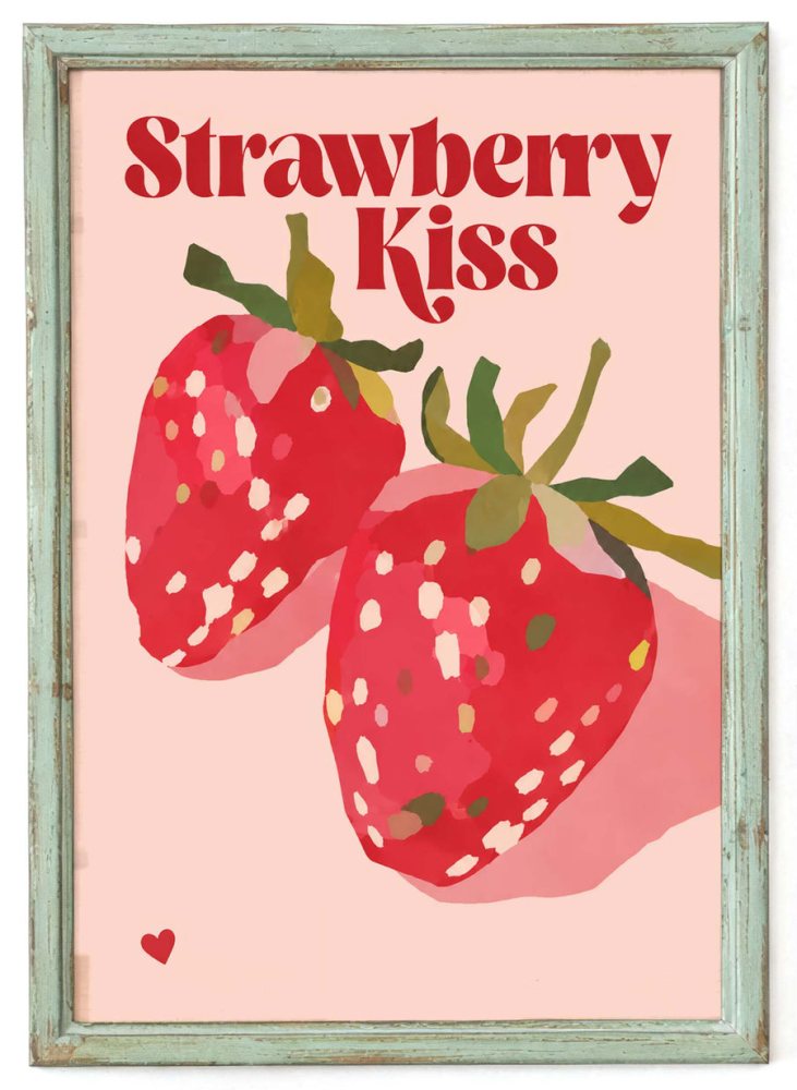 Strawberry Kiss Wall Art
