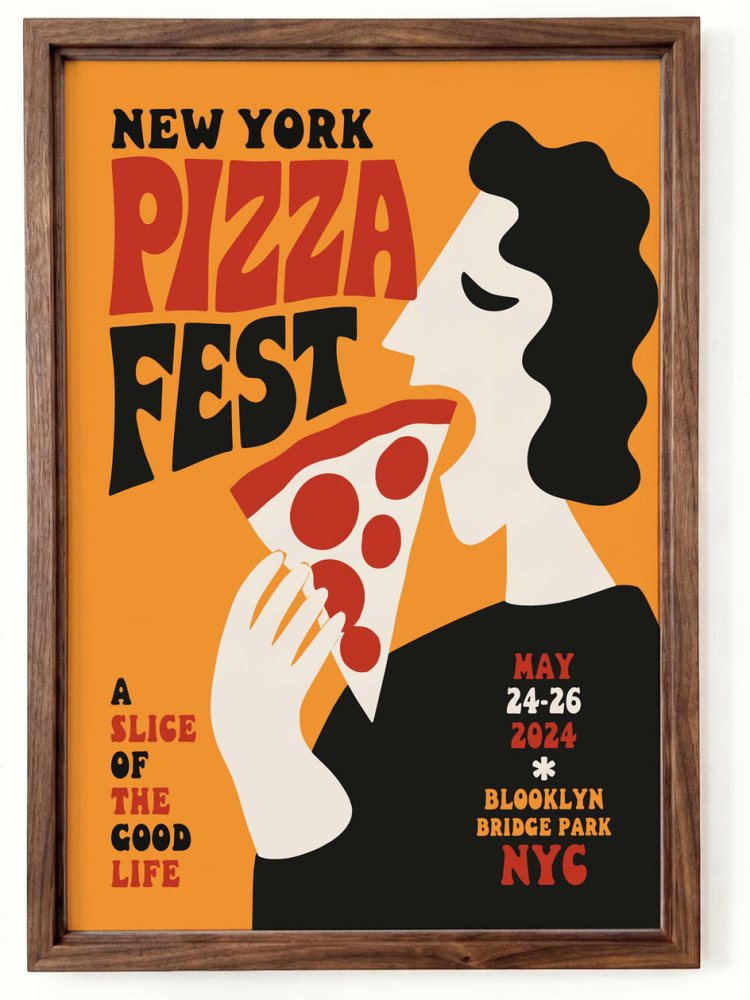 New York Pizza Fest Wall Art