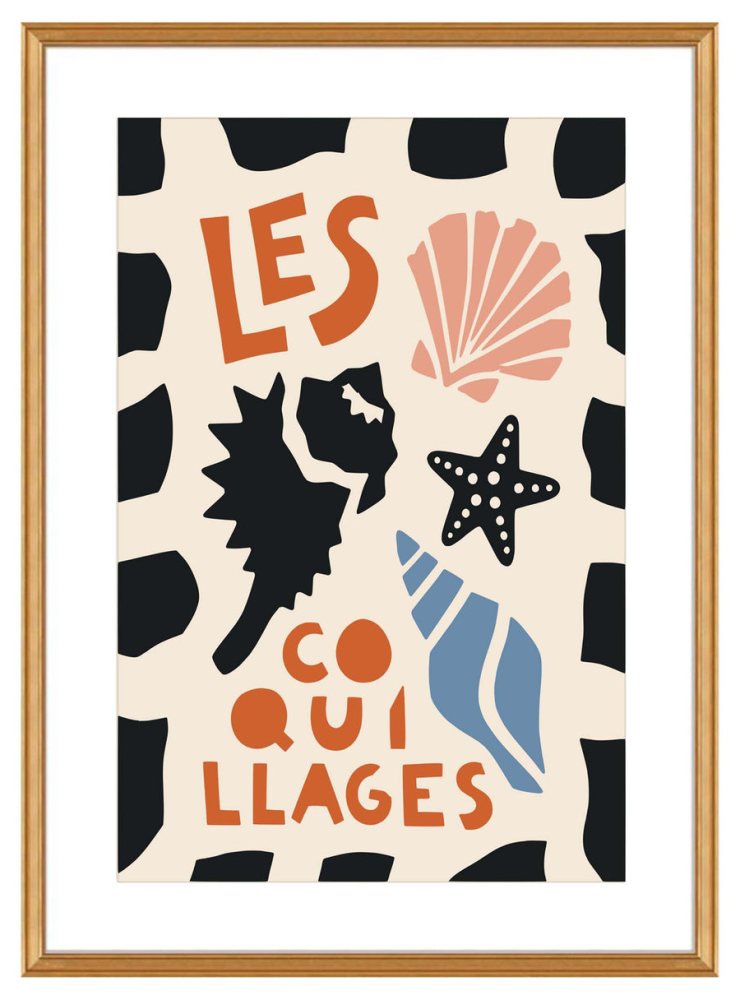Les Coquillages Poster Print