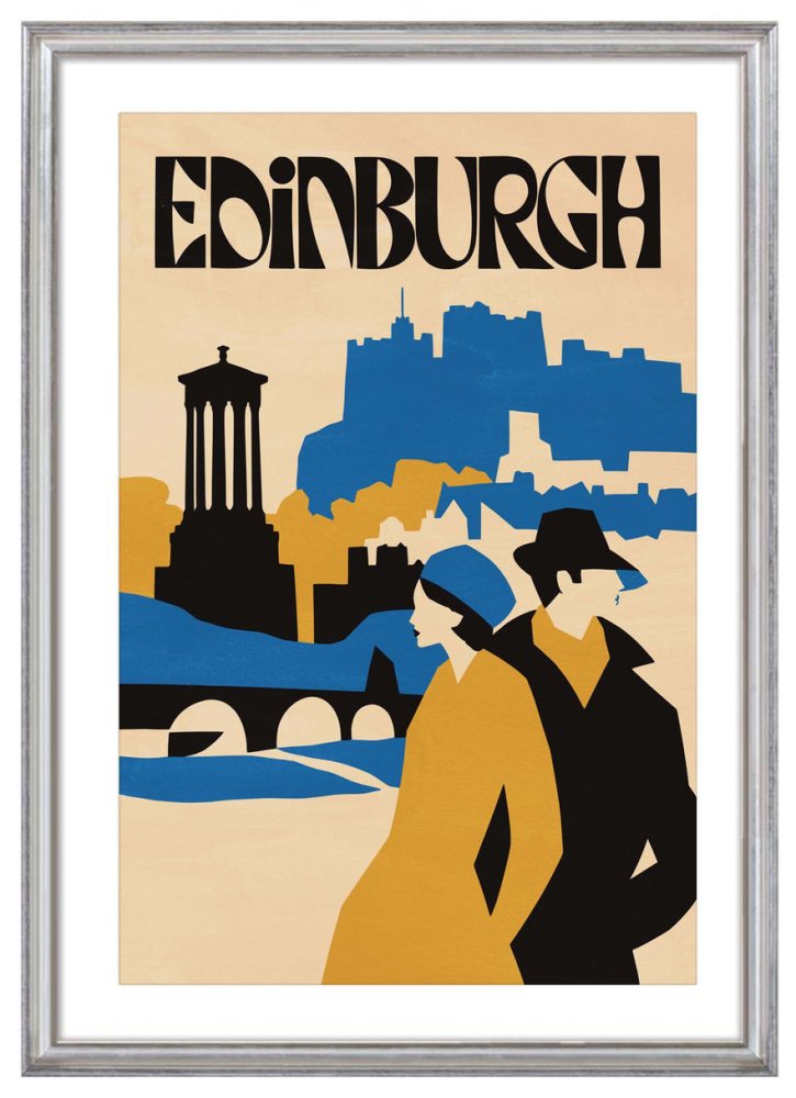 Edinburgh Travel Poster Print
