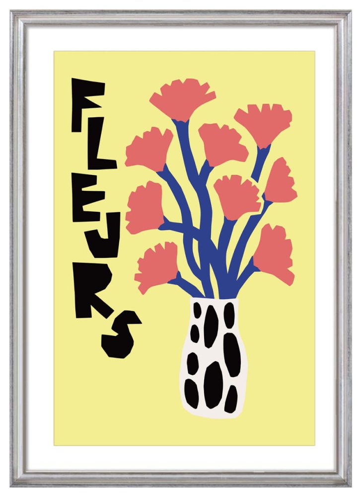 Fleurs Botanical Poster Wall Art