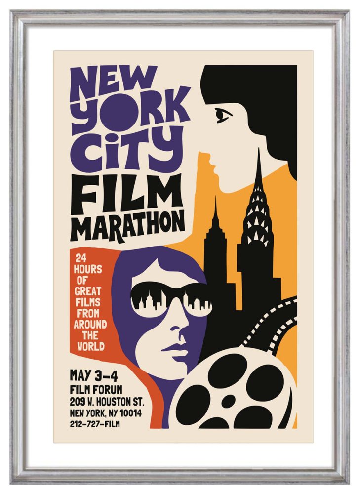 New York Film Marathon Poster
