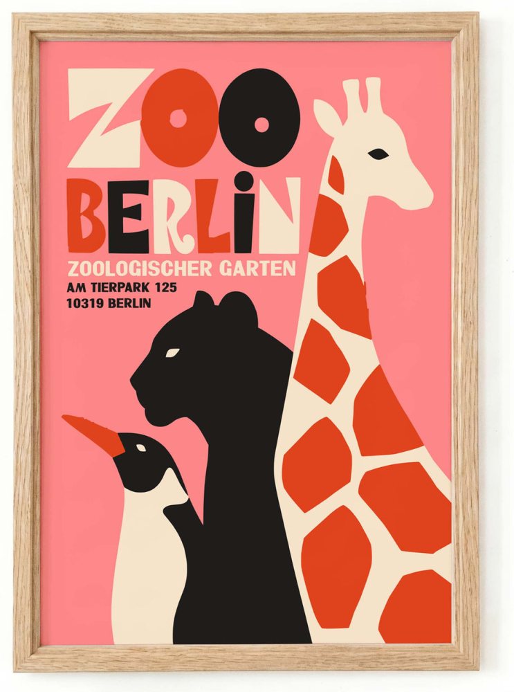 Berlin Zoo Poster Print