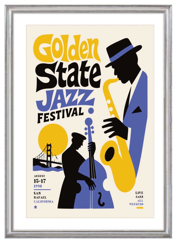 Golden State Jazz Festival Art
