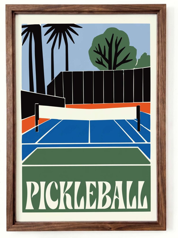 Pickleball Poster Print