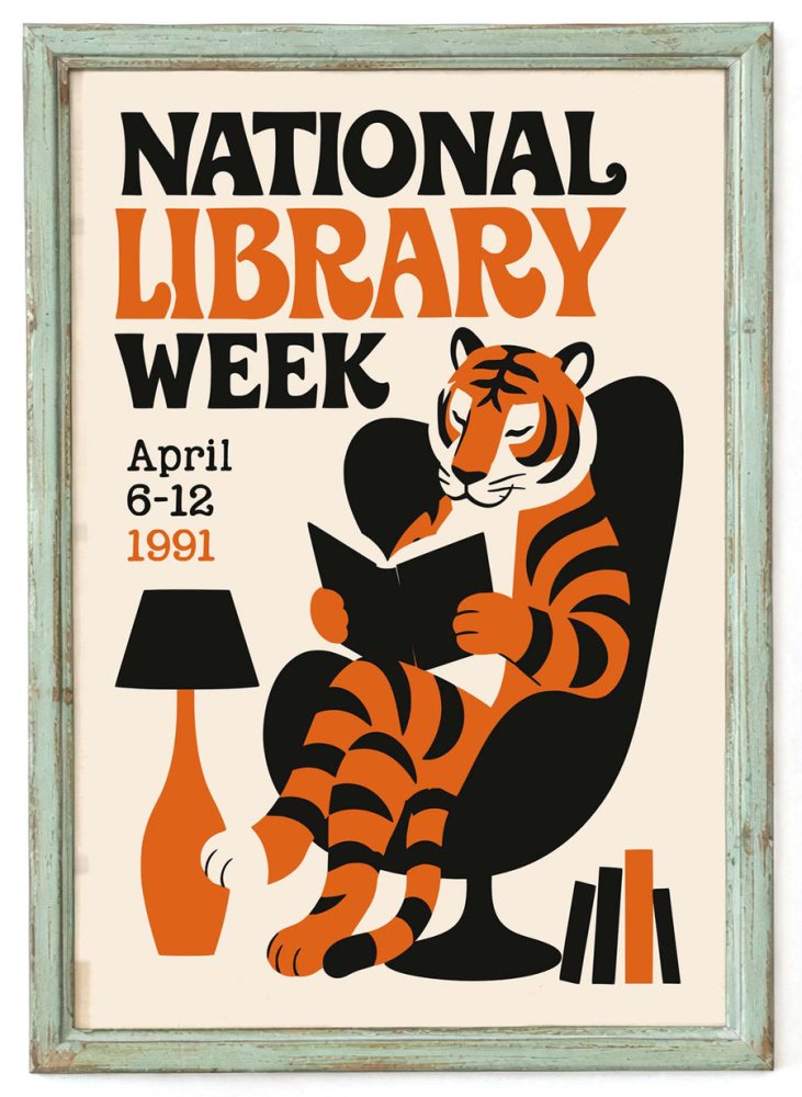 National Library Week Wall Art