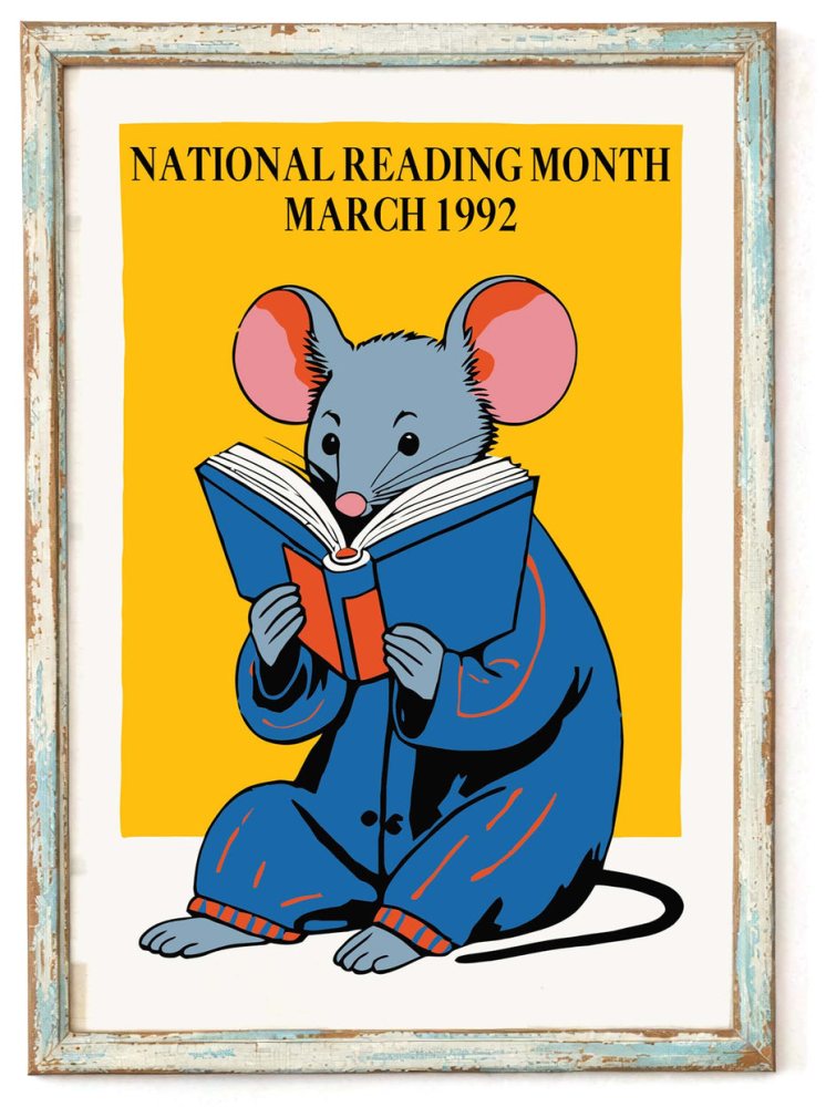 National Reading Month Poster