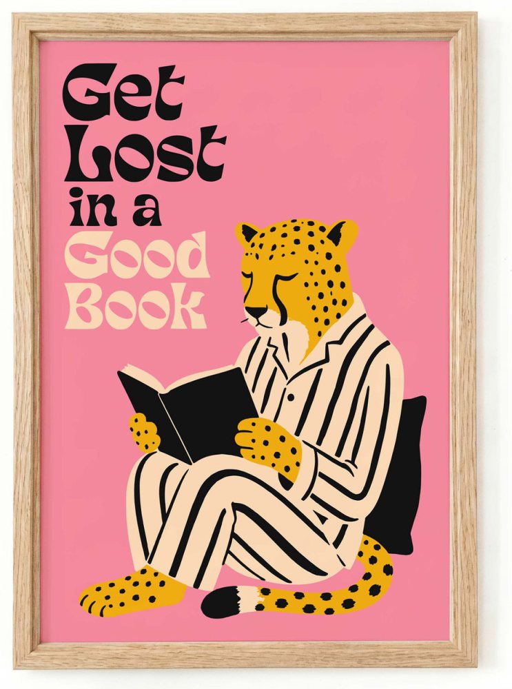 Good Book Reading Print