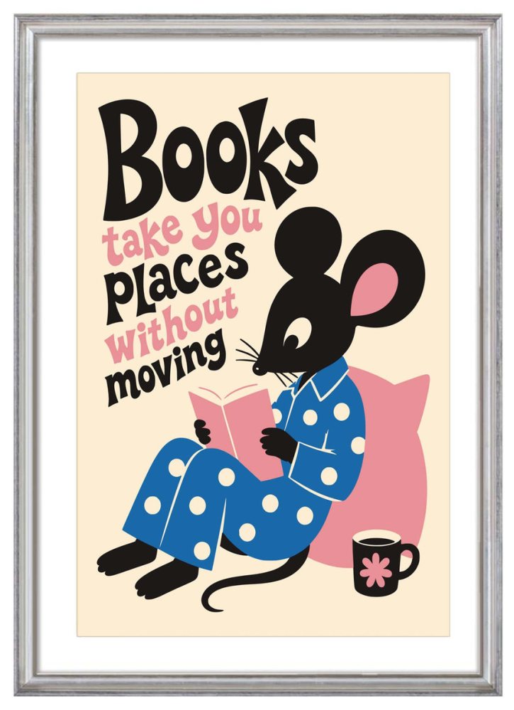 Books Take You Places Print