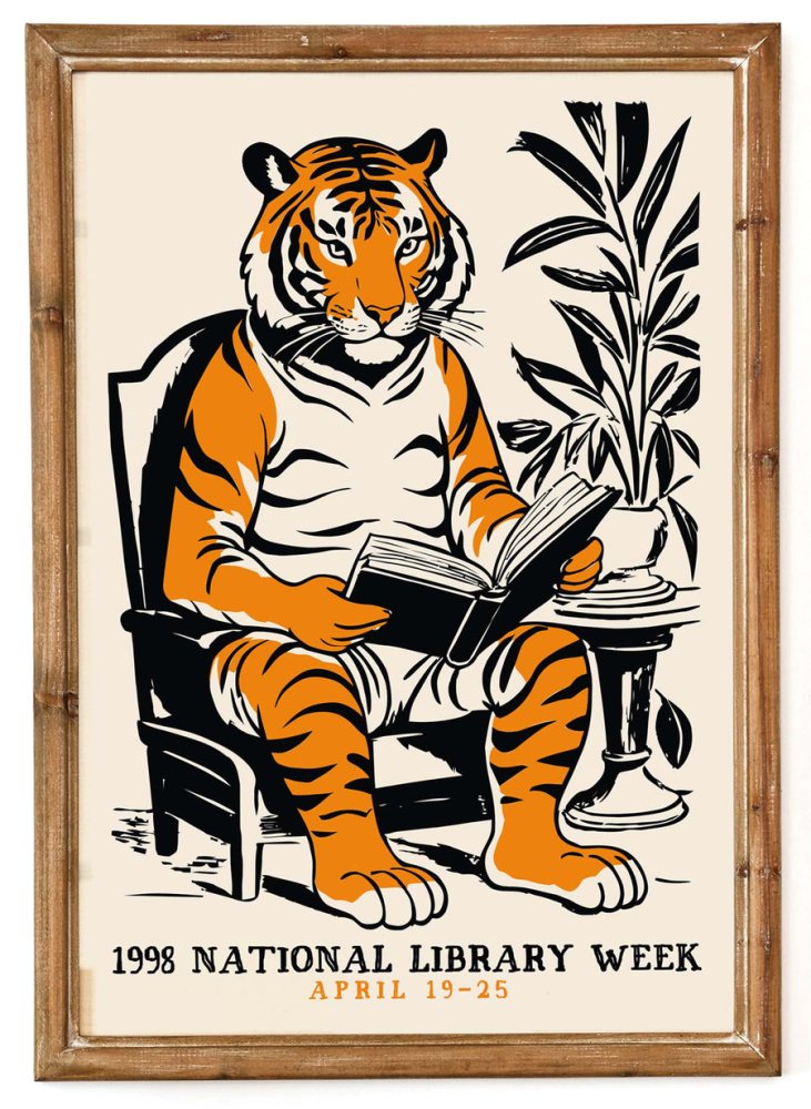 National Library Week Office Print