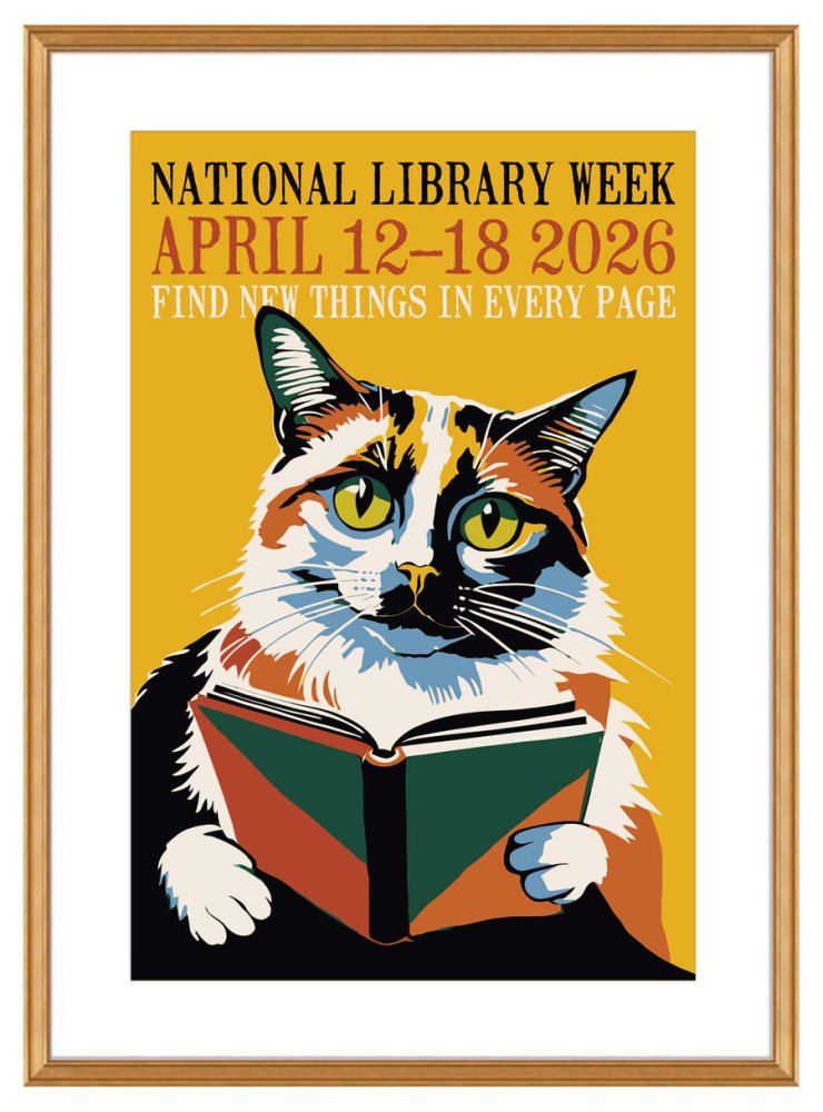 National Library Week Classroom Wall Art