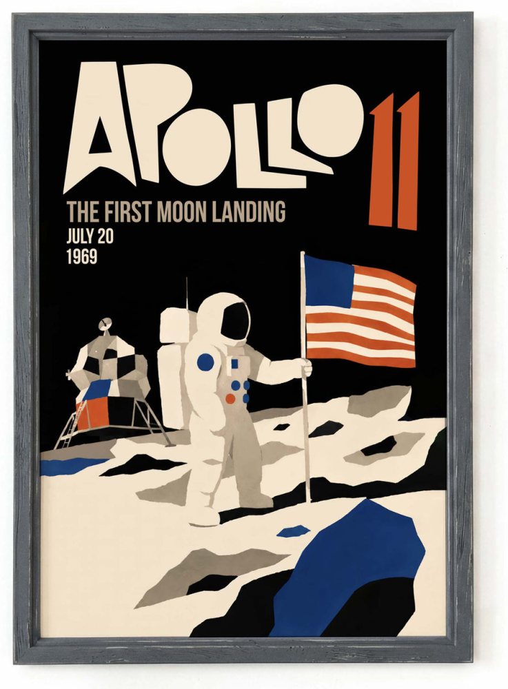 Apollo 11 Office Wall Art