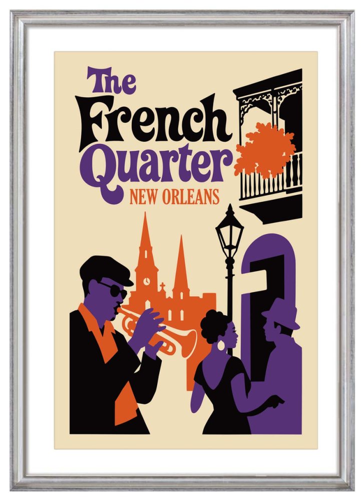 French Quarter Living Room Wall Art