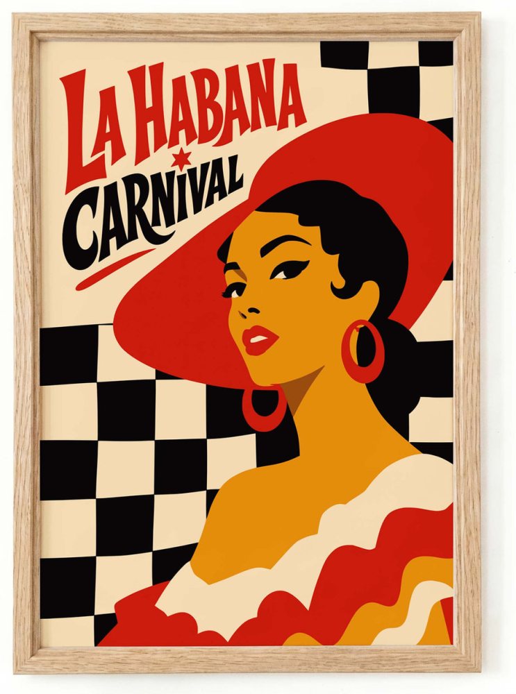 Polish Circus Poster Playroom Wall Art