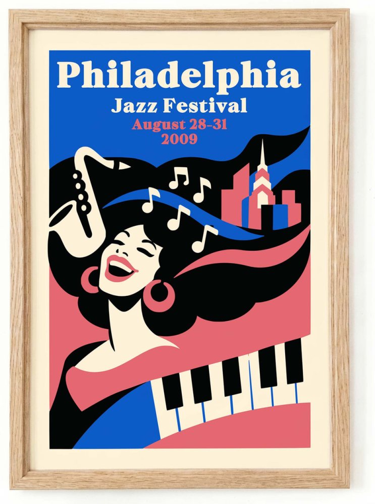 Philadelphia Jazz Festival Print Office