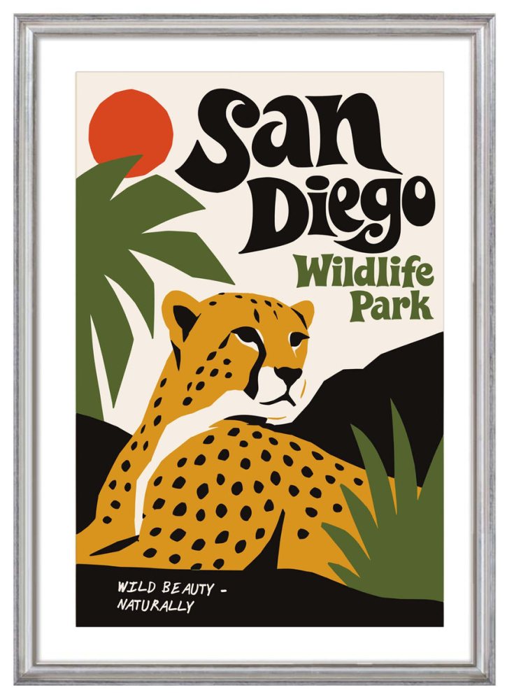 San Diego Wildlife Park Poster Office