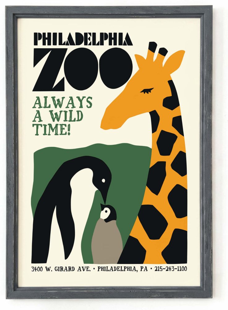 Philadelphia Zoo Wall Art Nursery Playroom