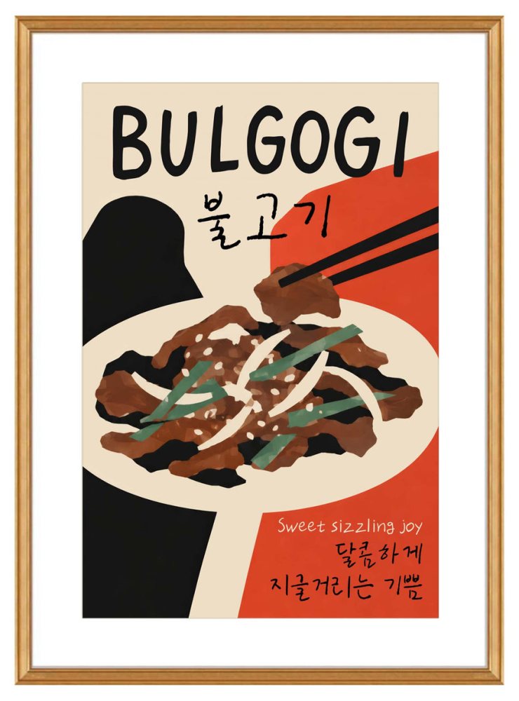 Bulgogi Kitchen Dining Room Print