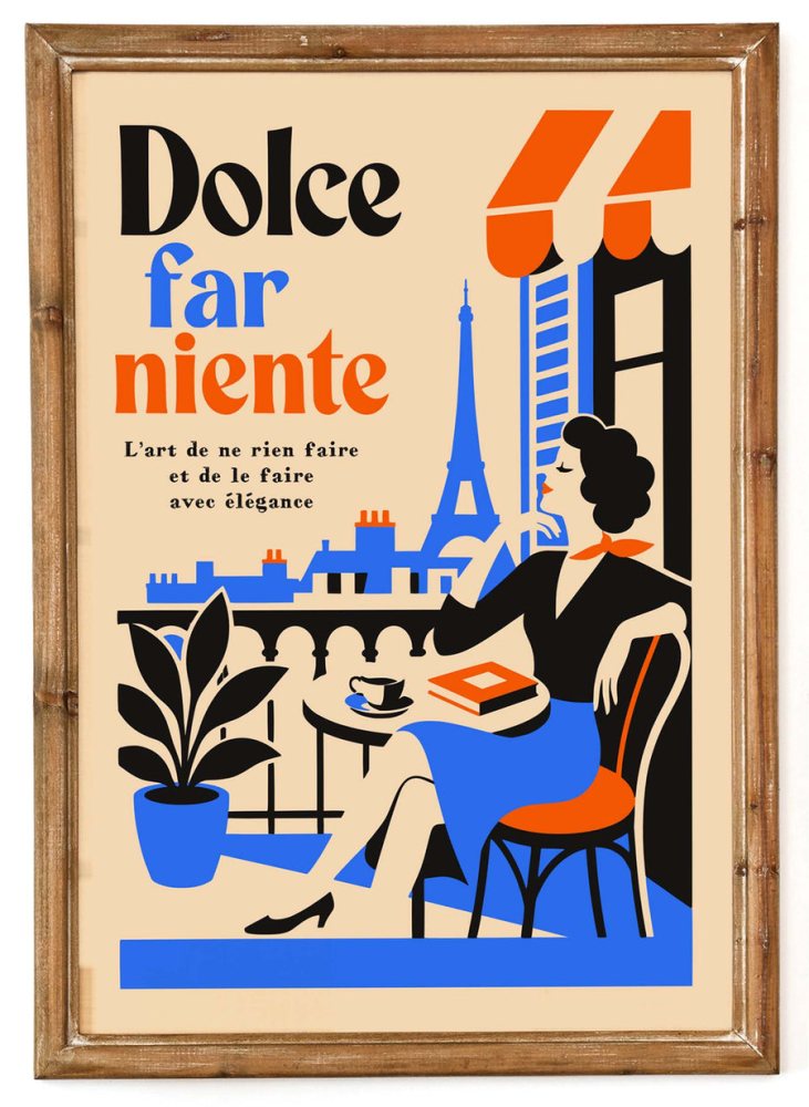 Dolce Far Niente Print Living Room