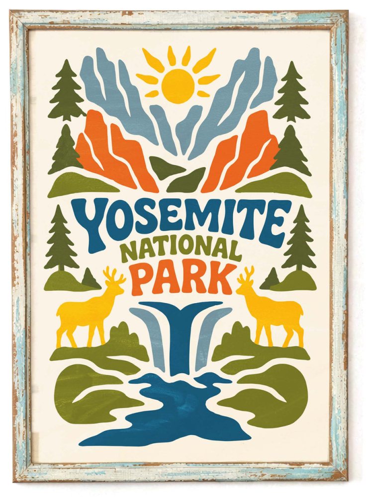 Yosemite National Park Wall Art Office