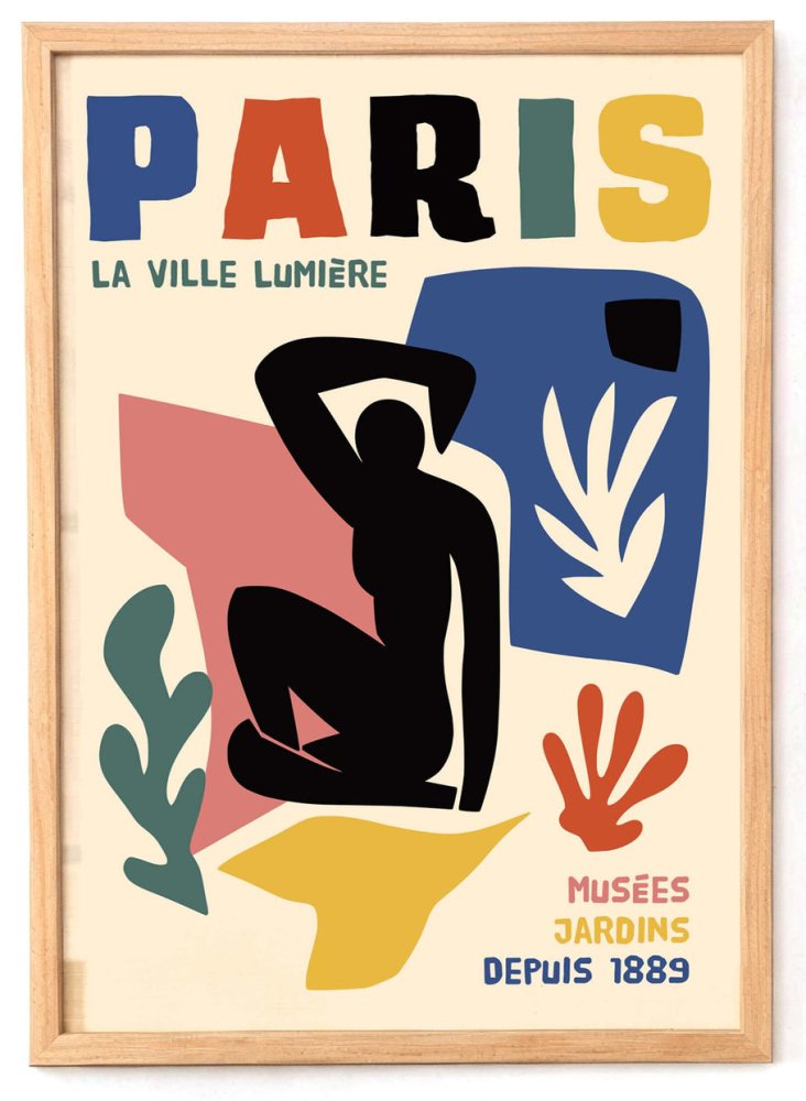 Paris Travel Wall Art Living Room