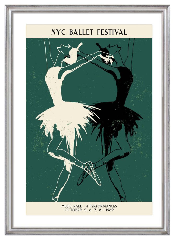 Ballet Dancers Poster For Living Room