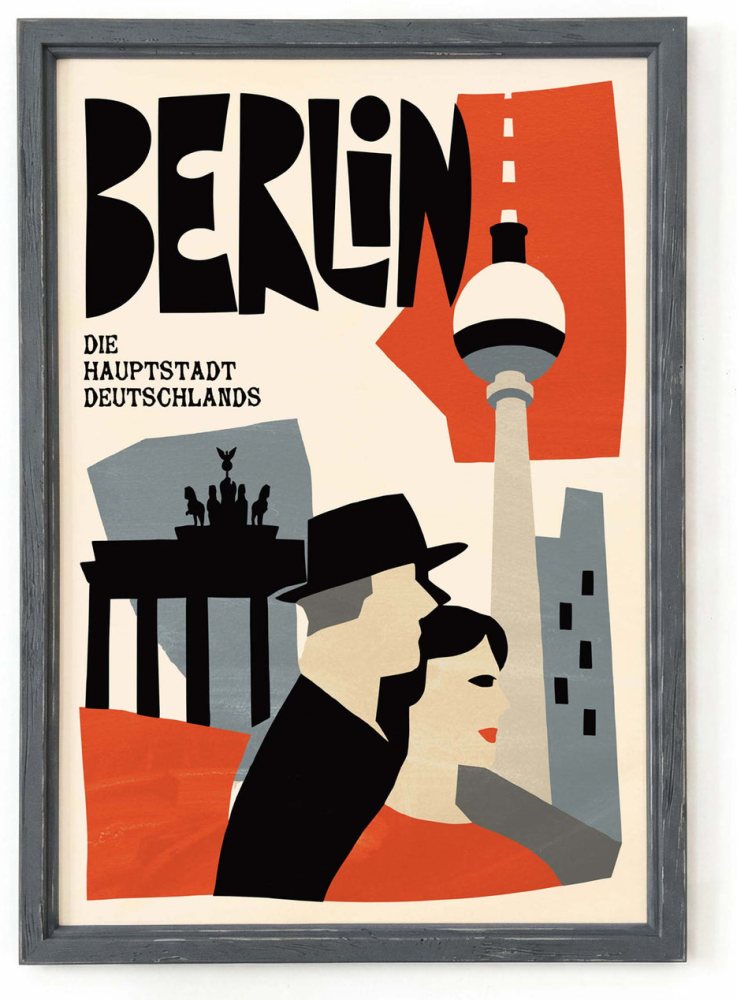 Berlin Travel Poster For Living Room