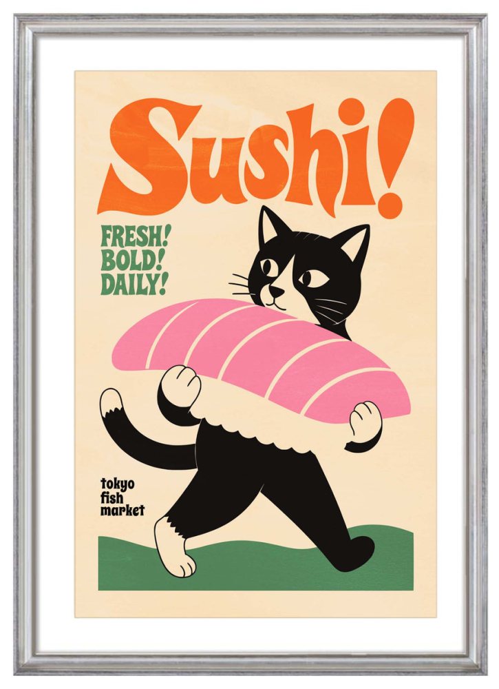 Sushi Kitchen Dining Room Poster