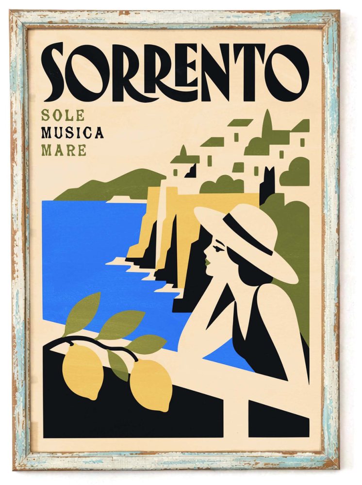 Sorrento Travel Living Room Wall Art