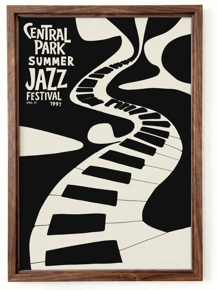 Central Park Jazz Festival Music Room Print