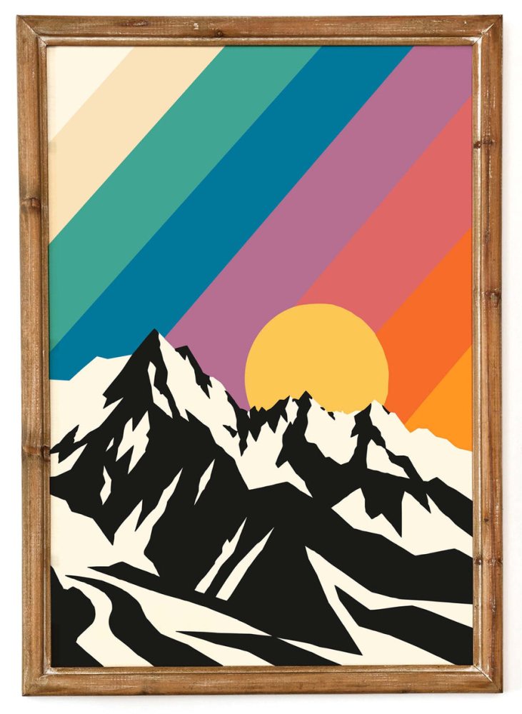 Mountain Landscape Poster