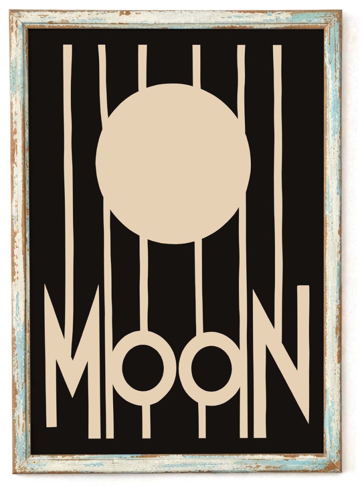 Moon Poster Bedroom Office