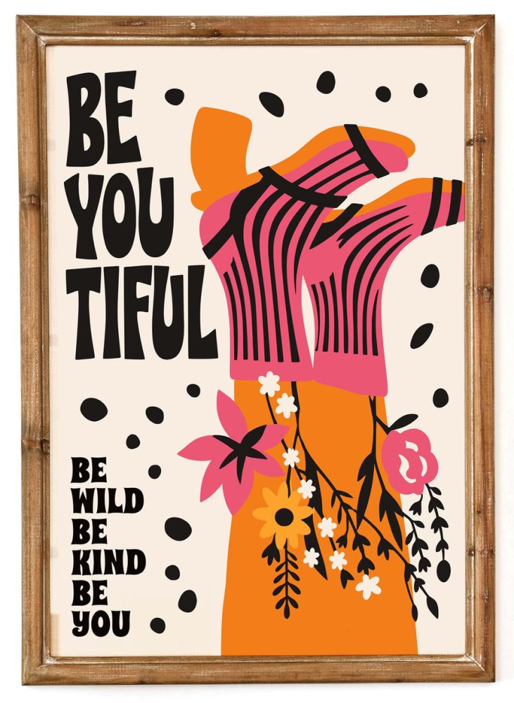 Be YouTiful Poster Bedroom Office