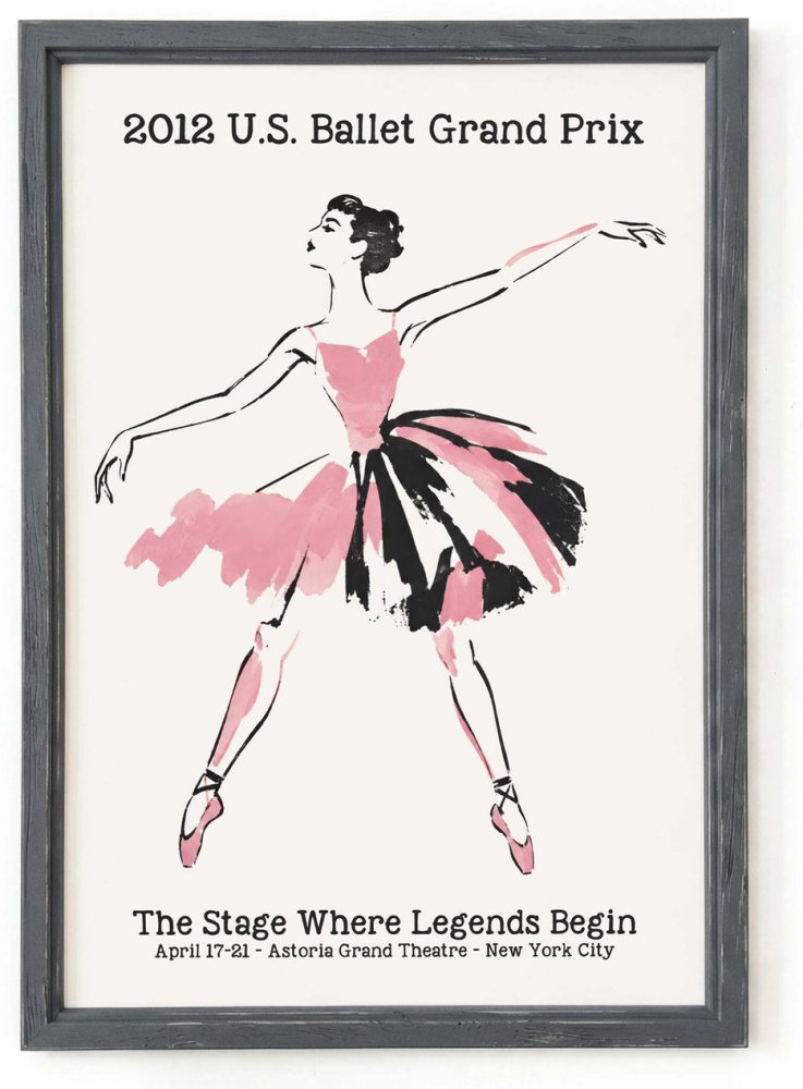 Ballet Grand Prix Poster For Bedroom