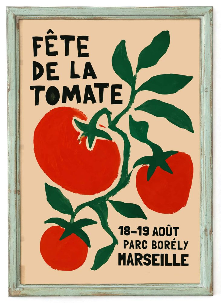 Tomato Festival Kitchen Wall Art