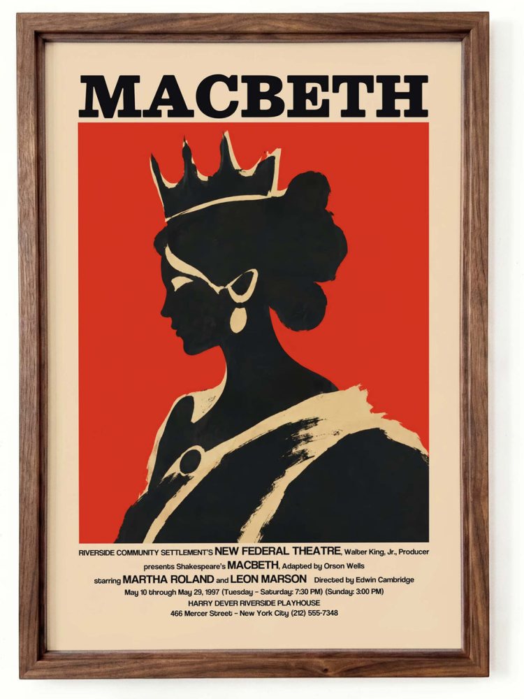 Macbeth Theatre Room Print