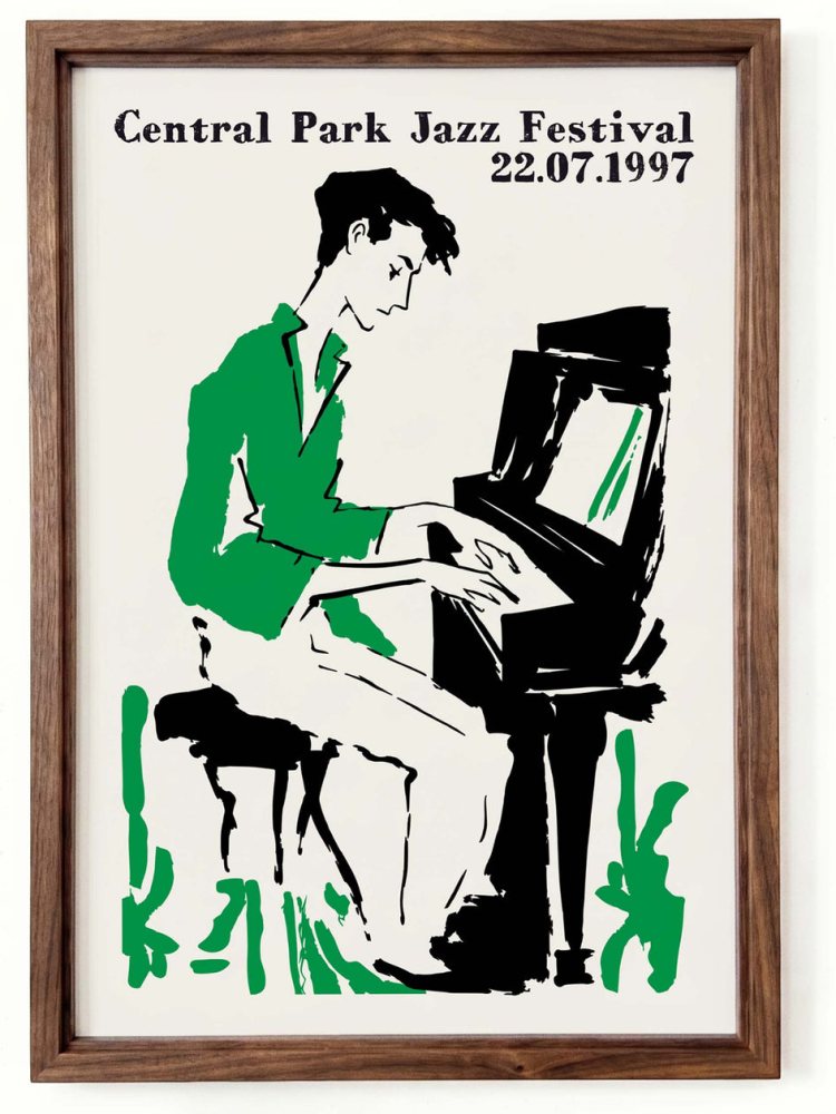 Jazz Festival Music Room Print