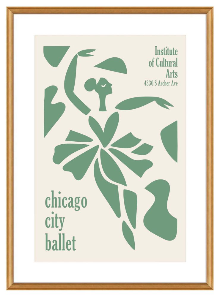 Chicago Ballet Studio Wall Art