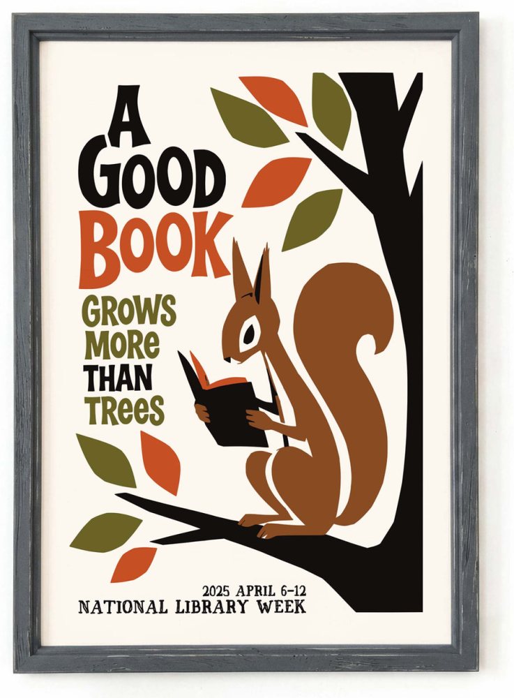 National Library Week Poster For Reading Room