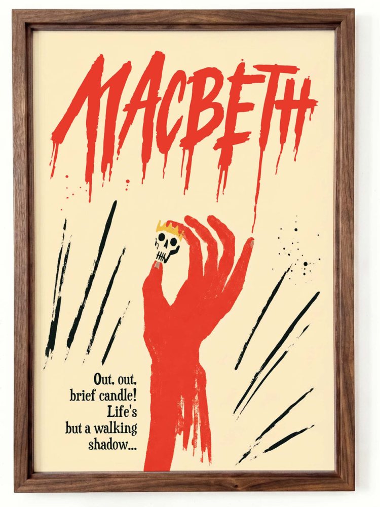 Macbeth Play Poster For Living Room