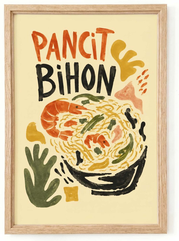 Pancit Bihon Poster For Kitchen
