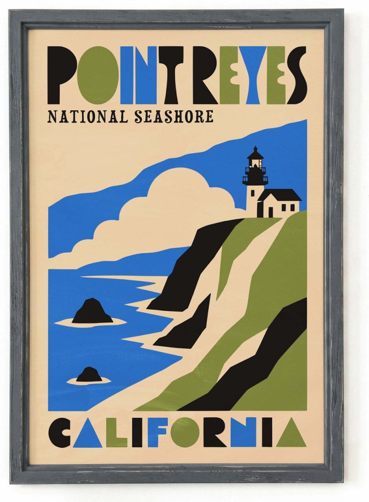 Point Reyes Coastal Living Room Print